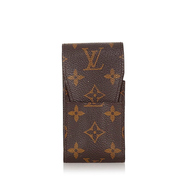 ルイ ヴィトン モノグラム エテュイ M63024  ブラウン PVC その他小物 メンズ LOUIS VUITTON 【中古】