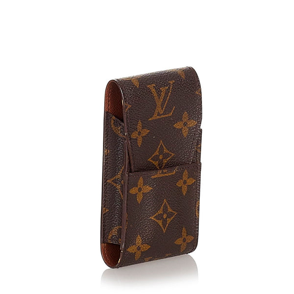 ルイ ヴィトン モノグラム エテュイ M63024  ブラウン PVC その他小物 メンズ LOUIS VUITTON 【中古】