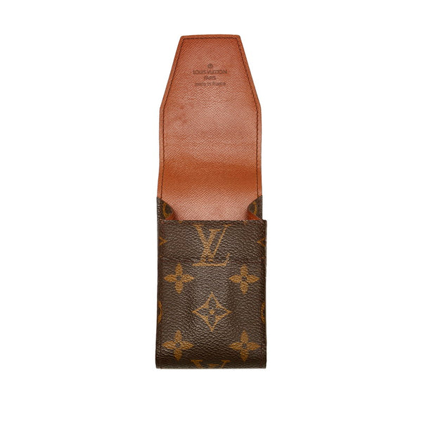 ルイ ヴィトン モノグラム エテュイ M63024  ブラウン PVC その他小物 メンズ LOUIS VUITTON 【中古】