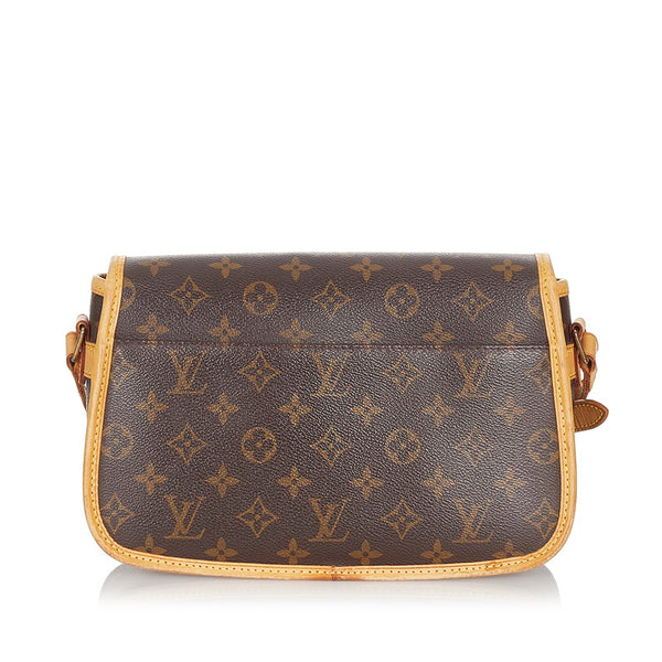 ルイ ヴィトン モノグラム ソローニュ M42250 ブラウン PVC レザー 斜め掛け ショルダーバッグ レディース LOUIS VUITTON 【中古】