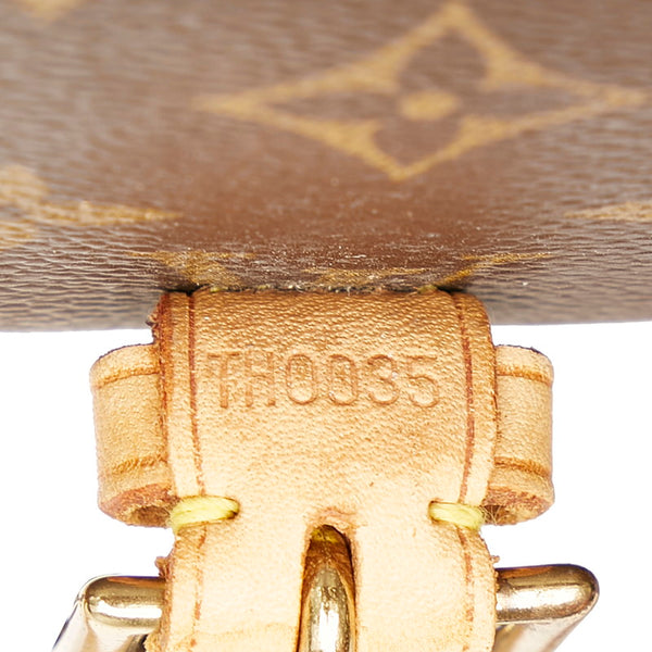 ルイ ヴィトン モノグラム ソローニュ M42250 ブラウン PVC レザー 斜め掛け ショルダーバッグ レディース LOUIS VUITTON 【中古】