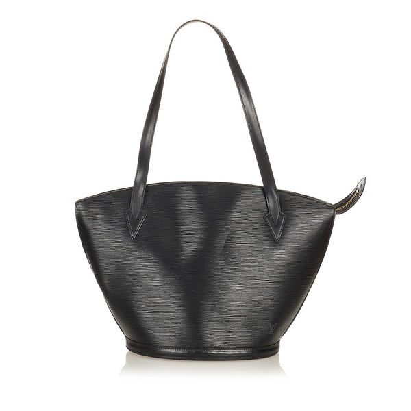 ルイ ヴィトン エピ サンジャック M52262 ブラック レザー ショルダーバッグ レディース LOUIS VUITTON 【中古】
