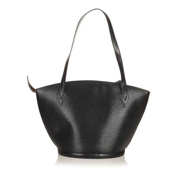 ルイ ヴィトン エピ サンジャック M52262 ブラック レザー ショルダーバッグ レディース LOUIS VUITTON 【中古】