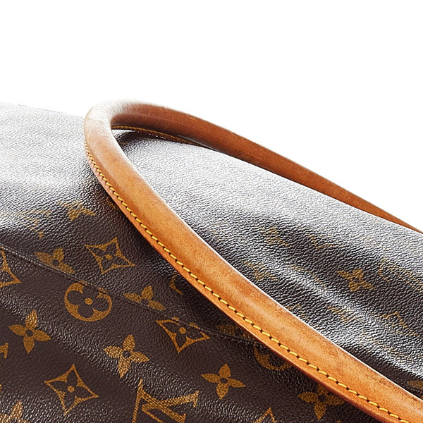 ルイ ヴィトン モノグラム  ルーピングGM M51145 ブラウン PVC レザー ワンショルダー レディース LOUIS VUITTON 【中古】