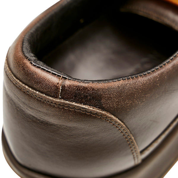 ルイ ヴィトン BA002 ブラウン レザー ラバー スニーカー メンズ LOUIS VUITTON 【中古】