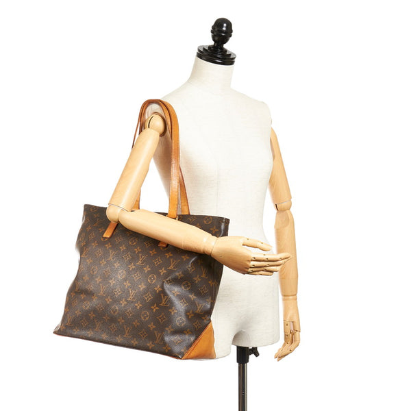 ルイ ヴィトン モノグラム カバ・メゾ M51151 ブラウン PVC レザー 肩掛け ショルダーバッグ レディース LOUIS VUITTON 【中古】