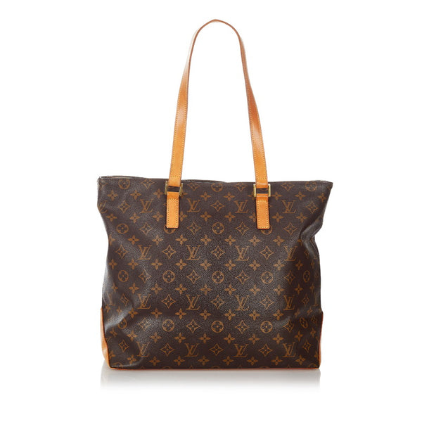 ルイ ヴィトン モノグラム カバ・メゾ M51151 ブラウン PVC レザー 肩掛け ショルダーバッグ レディース LOUIS VUITTON 【中古】