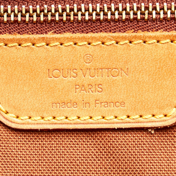 ルイ ヴィトン モノグラム カバ・メゾ M51151 ブラウン PVC レザー 肩掛け ショルダーバッグ レディース LOUIS VUITTON 【中古】