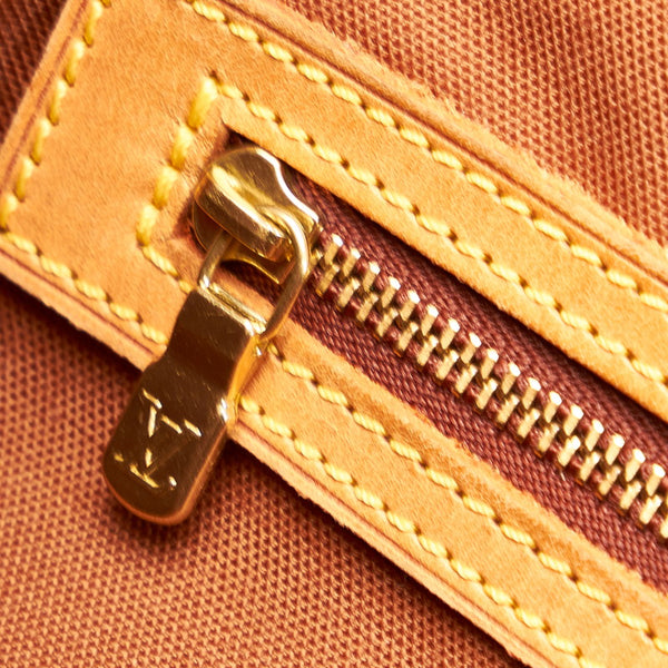 ルイ ヴィトン モノグラム カバ・メゾ M51151 ブラウン PVC レザー 肩掛け ショルダーバッグ レディース LOUIS VUITTON 【中古】