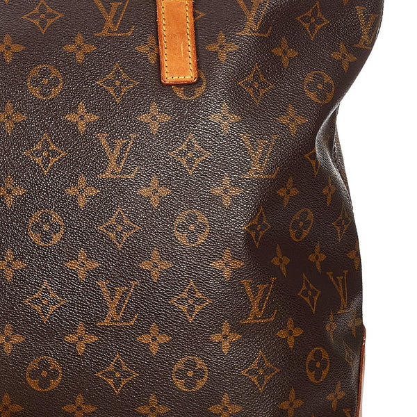 ルイ ヴィトン モノグラム カバ・メゾ M51151 ブラウン PVC レザー 肩掛け ショルダーバッグ レディース LOUIS VUITTON 【中古】