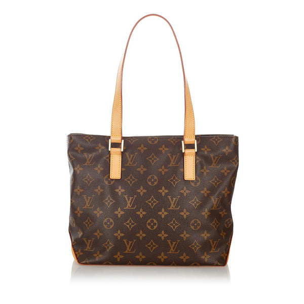 ルイ ヴィトン モノグラム カバピアノ トートバッグ M51148 ブラウン PVC レザー レディース LOUIS VUITTON 【中古】