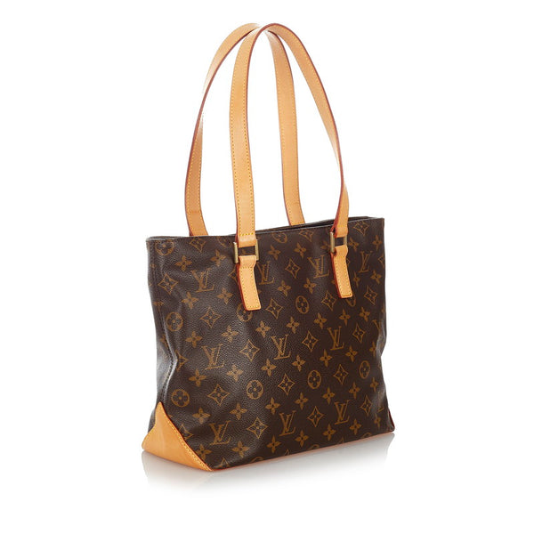 ルイ ヴィトン モノグラム カバピアノ トートバッグ M51148 ブラウン PVC レザー レディース LOUIS VUITTON 【中古】