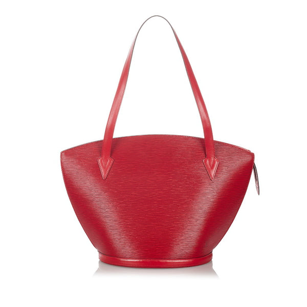 ルイ ヴィトン エピ サンジャックショッピング M52267 レッド レザー トートバッグ レディース LOUIS VUITTON 【中古】