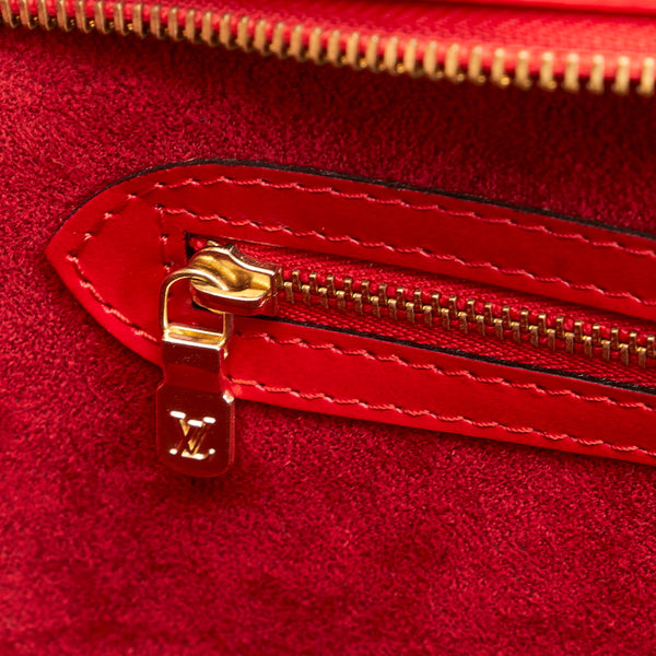 ルイ ヴィトン エピ サンジャックショッピング M52267 レッド レザー トートバッグ レディース LOUIS VUITTON 【中古】
