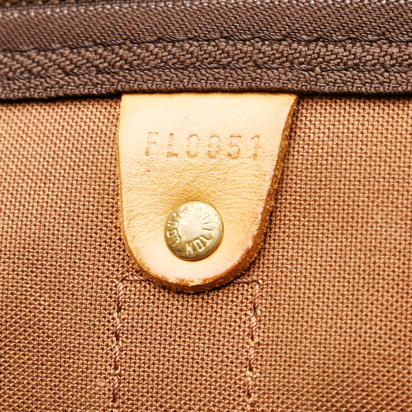 ルイ ヴィトン モノグラム グラフィティ キーポル50 M92197 ブラウン PVC レザー ボストンバッグ レディース LOUIS VUITTON 【中古】