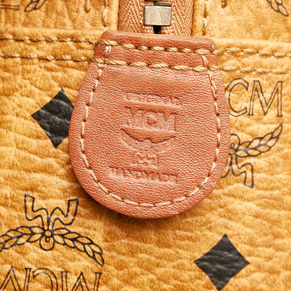 エム シー エム ヴィセトス ブラウン レザー セカンドバッグ メンズ MCM 【中古】