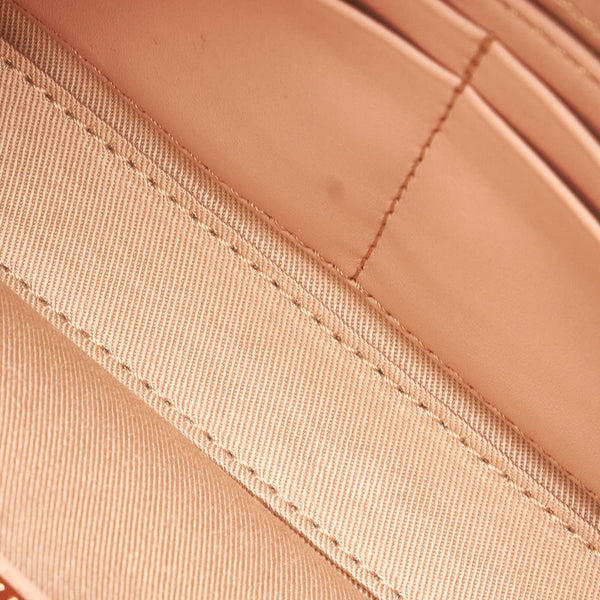 エム シー エム チェーン 斜めがけ ショルダー メタリックピンク レザー レディース MCM 【中古】