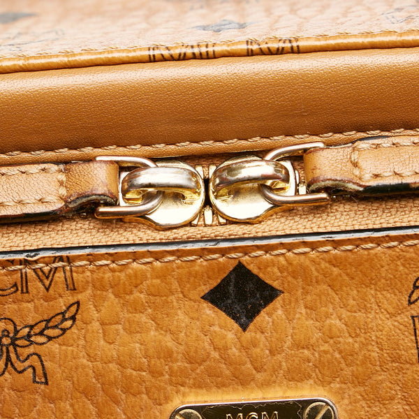 エム シー エム ロックスター ヴァニティケース ショルダーバッグ 2WAY ブラウン レザー レディース MCM 【中古】