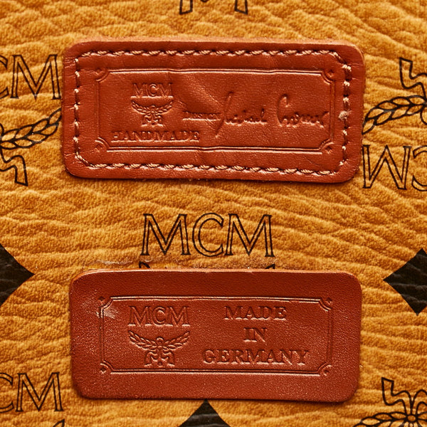 エム シー エム ブラウン レザー トートバッグ レディース MCM 【中古】
