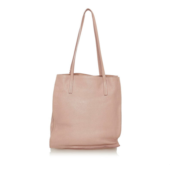 ミュウミュウ マドラス RR2012 ピンク レザー トートバッグ レディース MIUMIU 【中古】