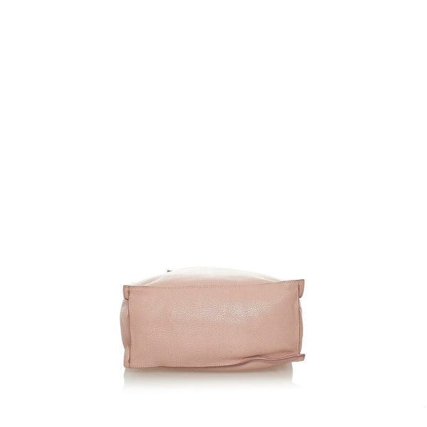 ミュウミュウ マドラス RR2012 ピンク レザー トートバッグ レディース MIUMIU 【中古】
