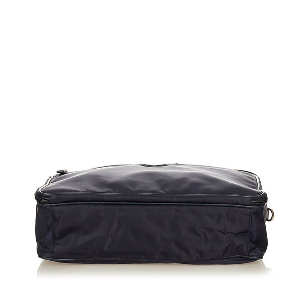 プラダ 2VE407 ネイビー ナイロン ビジネスバッグ ショルダーバッグ 2WAY メンズ PRADA 【中古】