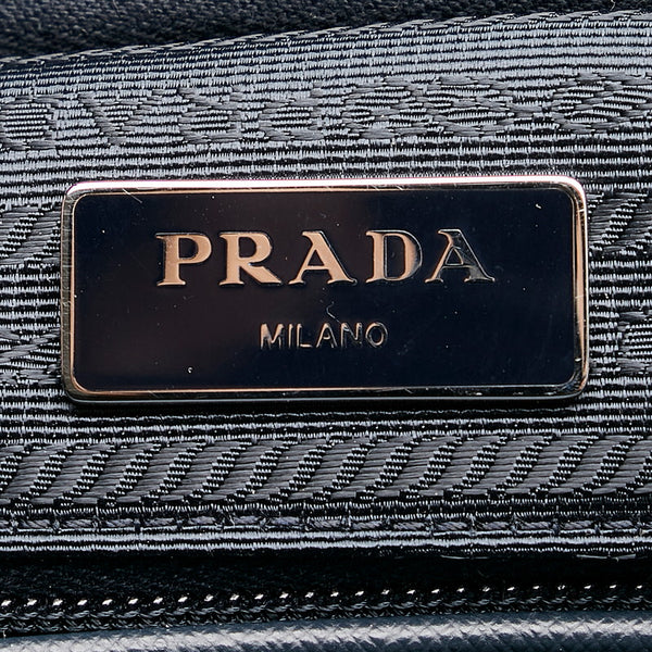プラダ 2VE407 ネイビー ナイロン ビジネスバッグ ショルダーバッグ 2WAY メンズ PRADA 【中古】