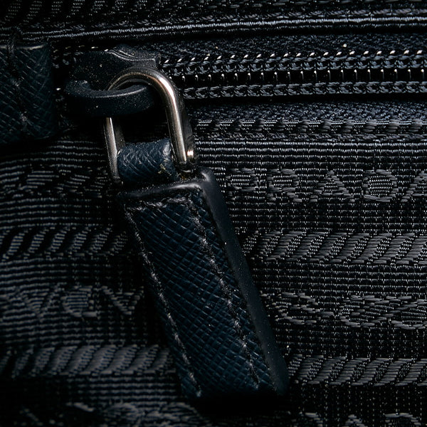 プラダ 2VE407 ネイビー ナイロン ビジネスバッグ ショルダーバッグ 2WAY メンズ PRADA 【中古】