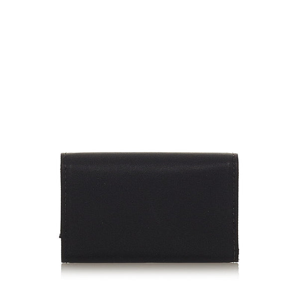 プラダ M222 ブラック ナイロン レザー キーケース レディース PRADA 【中古】