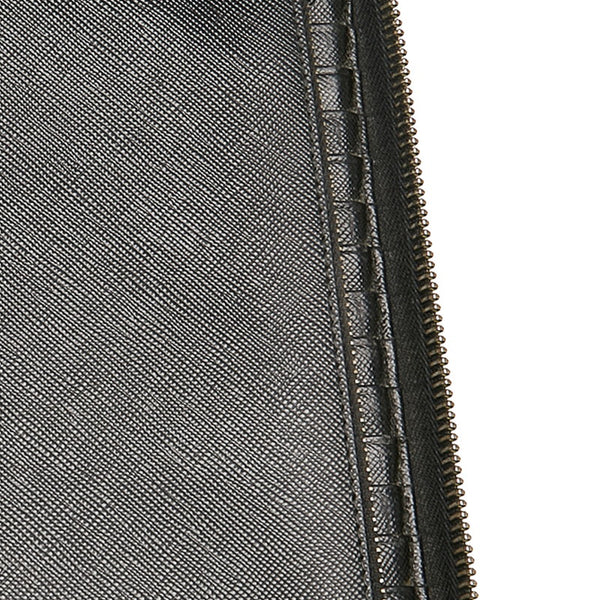 プラダ 長財布 ブラック レザー メンズ PRADA 【中古】