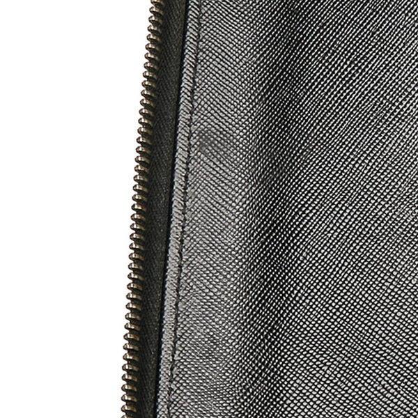 プラダ 長財布 ブラック レザー メンズ PRADA 【中古】