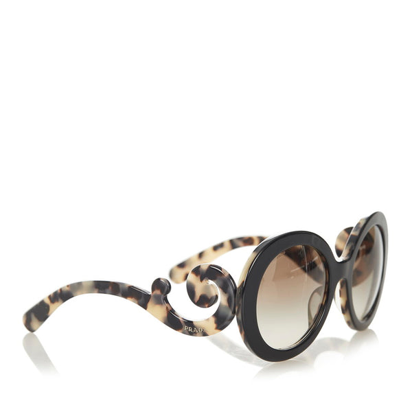 プラダ ブラック プラスチック サングラス レディース PRADA 【中古】
