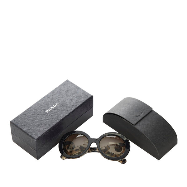 プラダ ブラック プラスチック サングラス レディース PRADA 【中古】