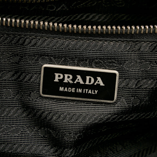 プラダ ブラック ナイロン ショルダーバッグ レディース PRADA 【中古】