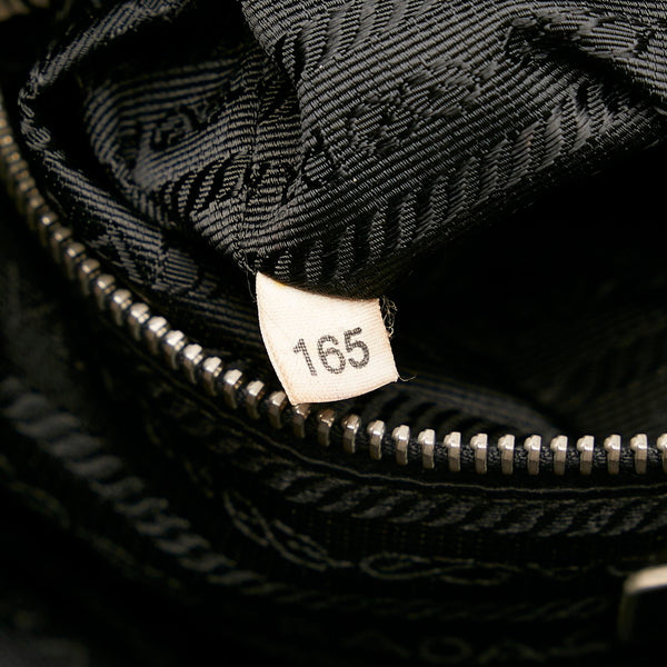 プラダ ブラック ナイロン ショルダーバッグ レディース PRADA 【中古】