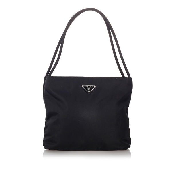 プラダ ポコノ ブラック ナイロン トートバッグ レディース PRADA 【中古】
