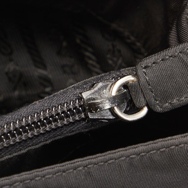 プラダ ポコノ ブラック ナイロン トートバッグ レディース PRADA 【中古】