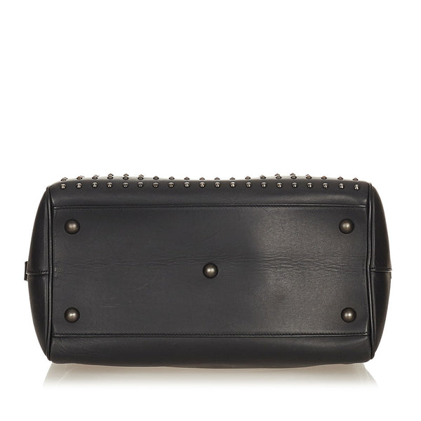 サンローラン ダッフル ブラック レザー ボストンバッグ ショルダーバッグ 2WAY レディース SAINT LAURENT 【中古】