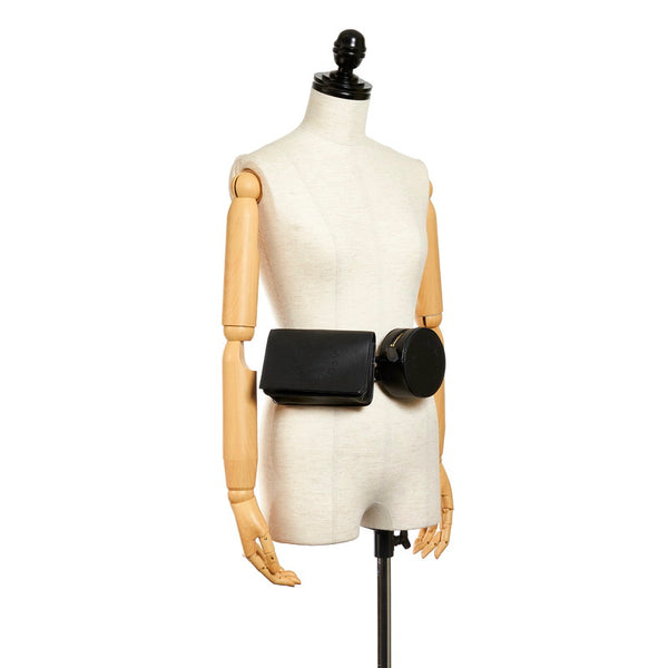 ステラマッカートニー ボディバッグ ブラック レザー レディース Stella McCartney 【中古】