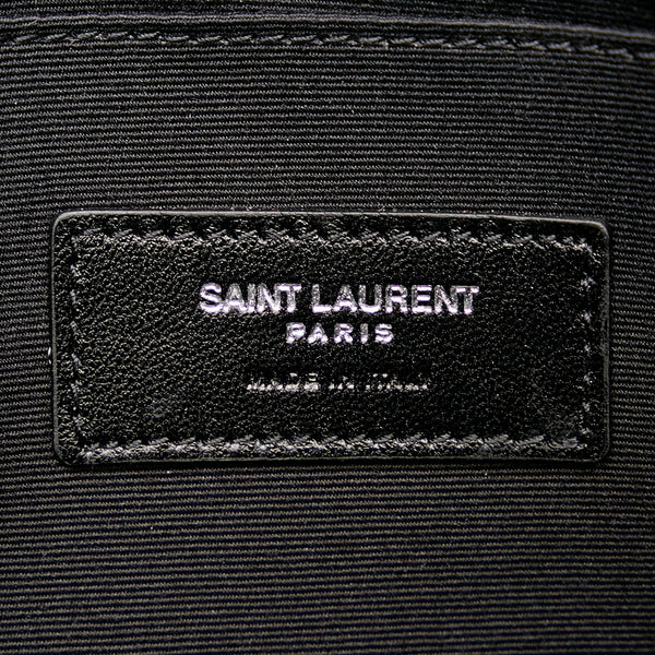 サンローラン クラッチバッグ ブラック レザー メンズ SAINT LAURENT 【中古】