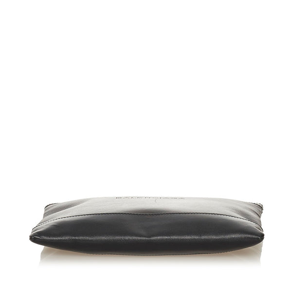バレンシアガ クラッチバッグ 420407 ブラック レザー レディース BALENCIAGA 【中古】