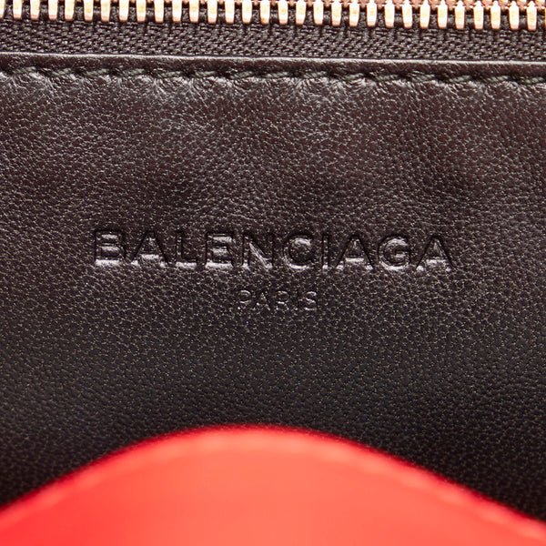 バレンシアガ 398993 レッド レザー トートバッグ ショルダーバッグ 2WAY  レディース BALENCIAGA 【中古】
