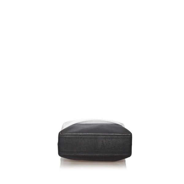 バレンシアガ ノースサウス ショッピングバッグM トートバッグ 482545 ブラック レザー メンズ BALENCIAGA 【中古】