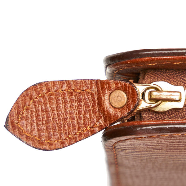 バーバリー セカンドバッグ ブラウン レザー メンズ BURBERRY 【中古】