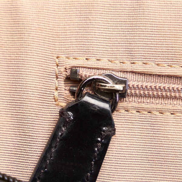 バーバリー ベージュ PVC レザー トートバッグ レディース BURBERRY 【中古】