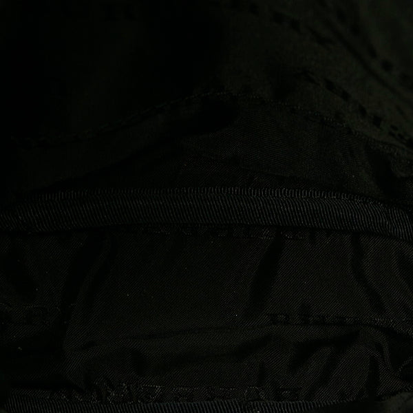 バーバリー ベージュブラウン キャンバス レザー ショルダーバッグ レディース BURBERRY 【中古】