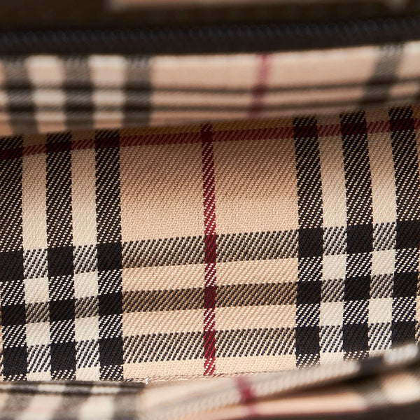 バーバリー ブラック レザー ワンショルダー レディース BURBERRY 【中古】