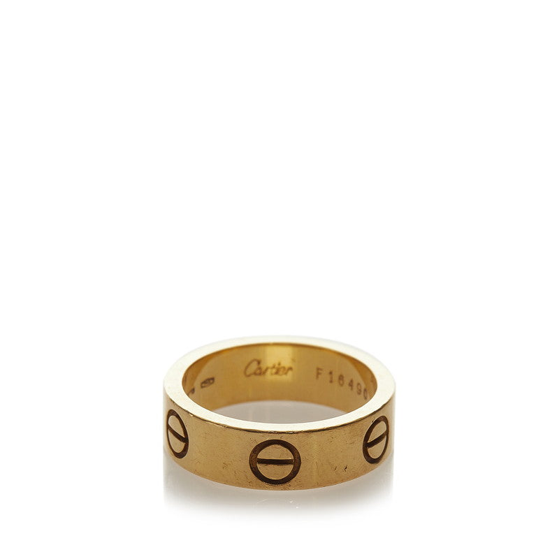 カルティエ K18YG イエローゴールド ラブリング リング 指輪 レディース CARTIER 11号 【中古】