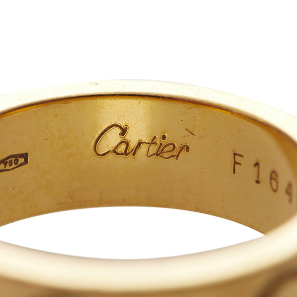 カルティエ K18YG イエローゴールド ラブリング リング 指輪 レディース CARTIER 11号 【中古】