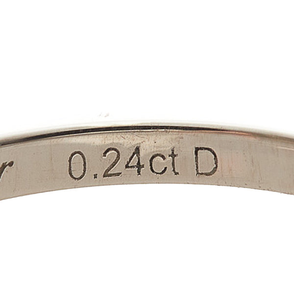 カルティエ Pt950 プラチナ バレリーナ リング 指輪 レディース CARTIER 9号 【中古】